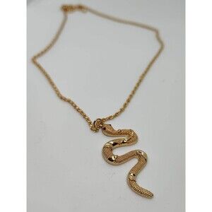 Faux Golden Snake Chain